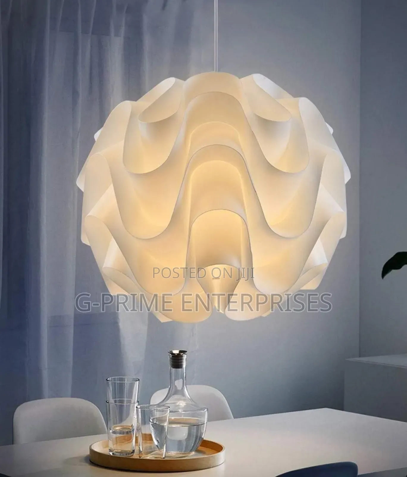Wavy Lotus Ceiling Lamp Chandelier