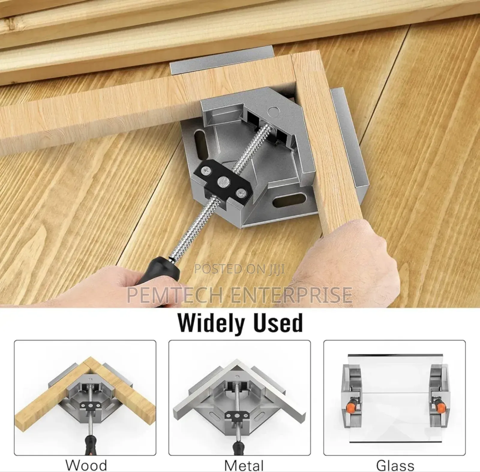 90-Degree Right Angle Clamp, Also Known as a Corner Clamp