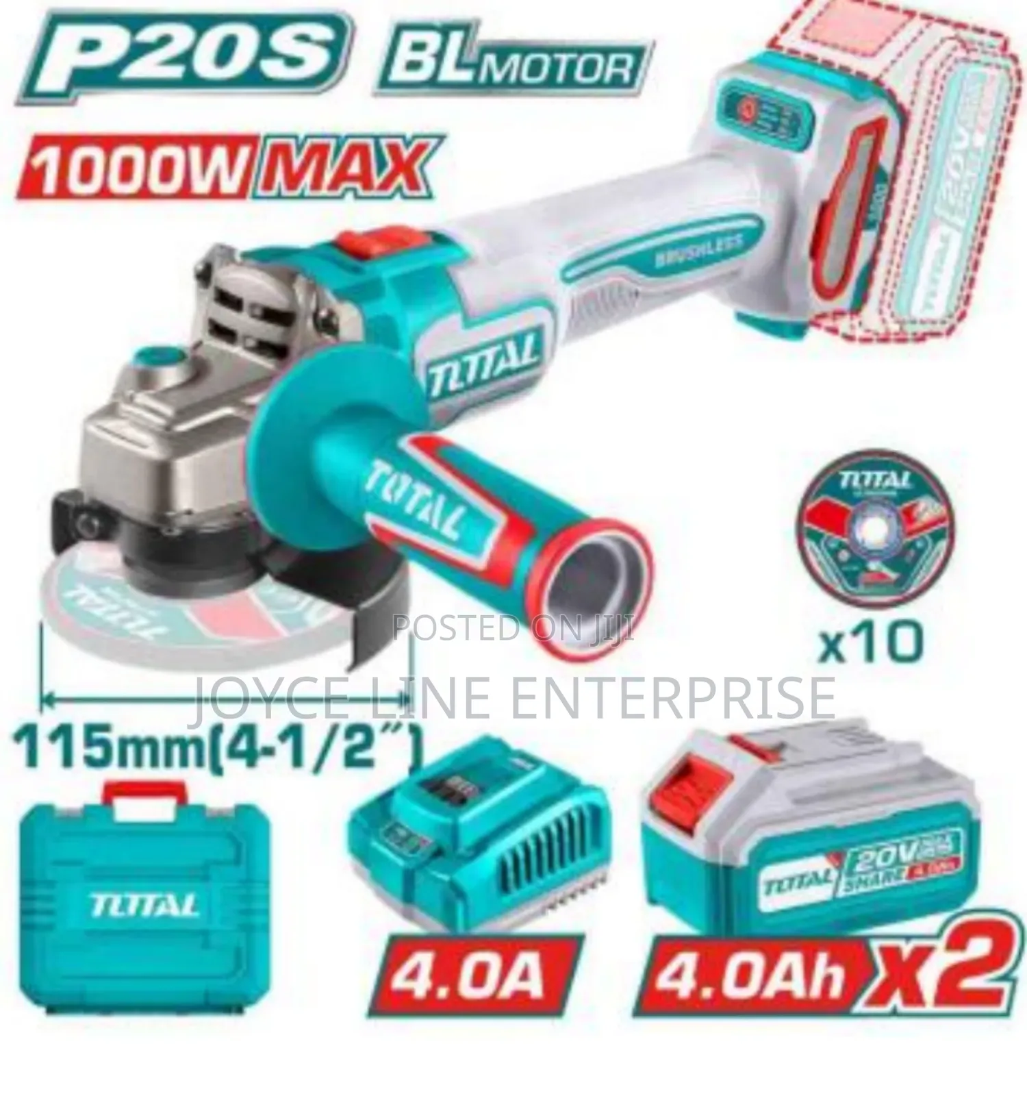 Cordless Angle 
Grinder