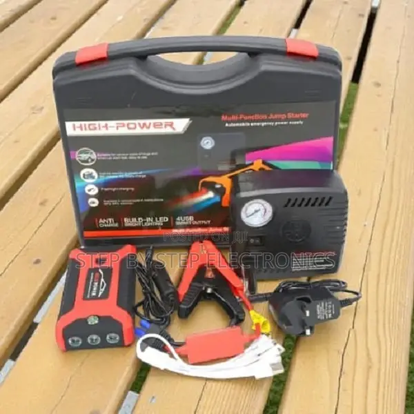 Ultra High Quality 99800mah Jump Starter With Air Compressor Pump