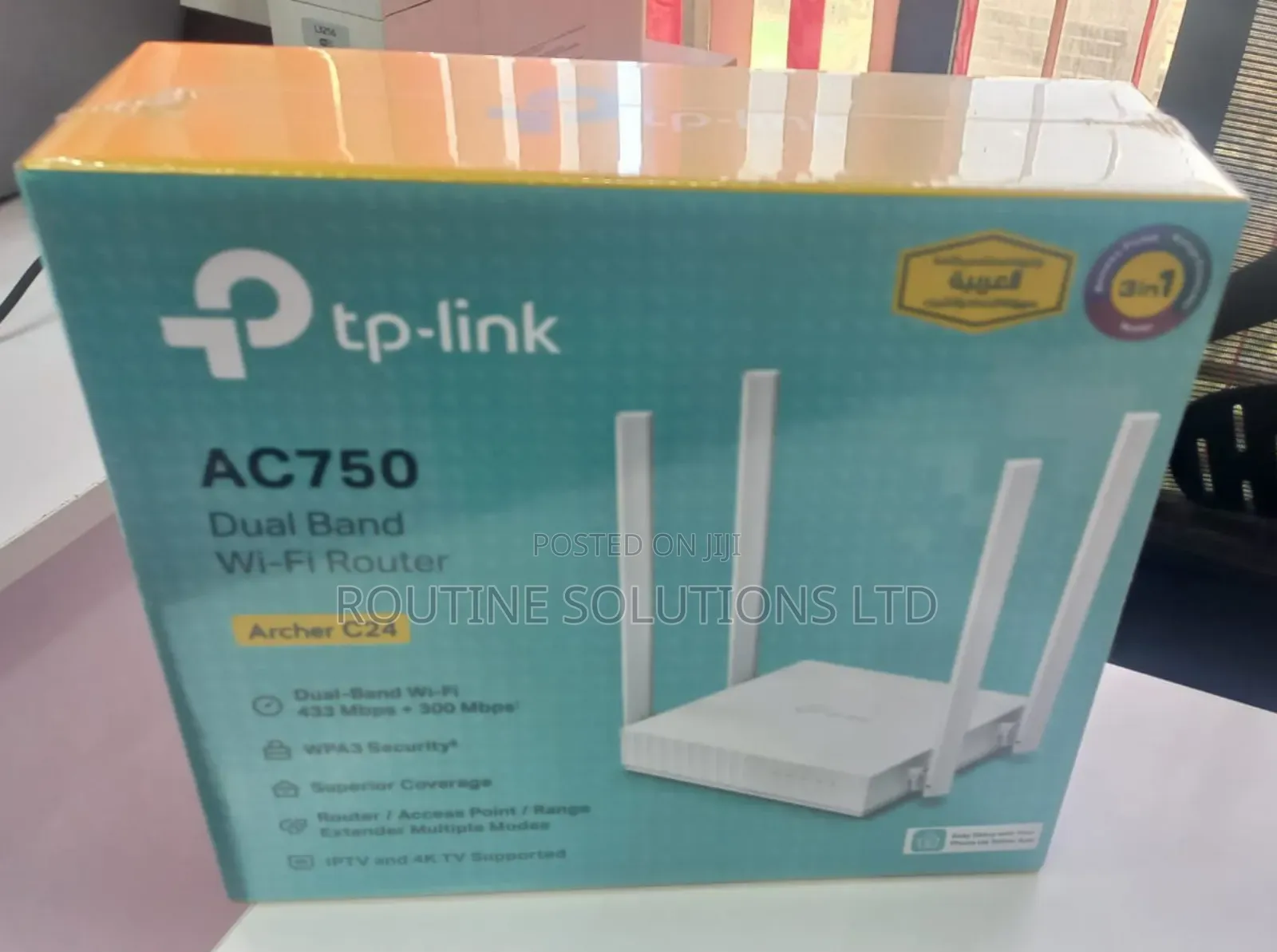 Tp-Link Ac750 Dual-Band Wifi Router Archer C24