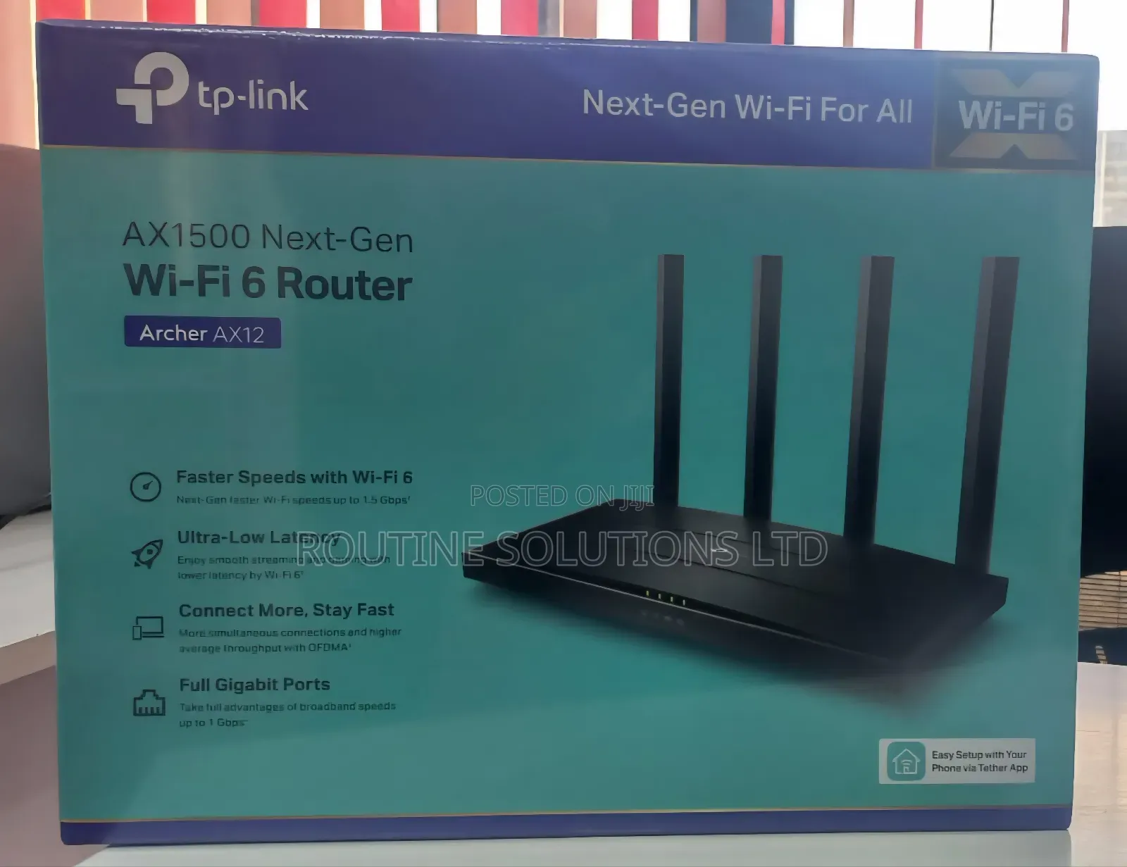 Tp-Link Ax1500 Next-Gen Wifi 6 Router Archer Ax12