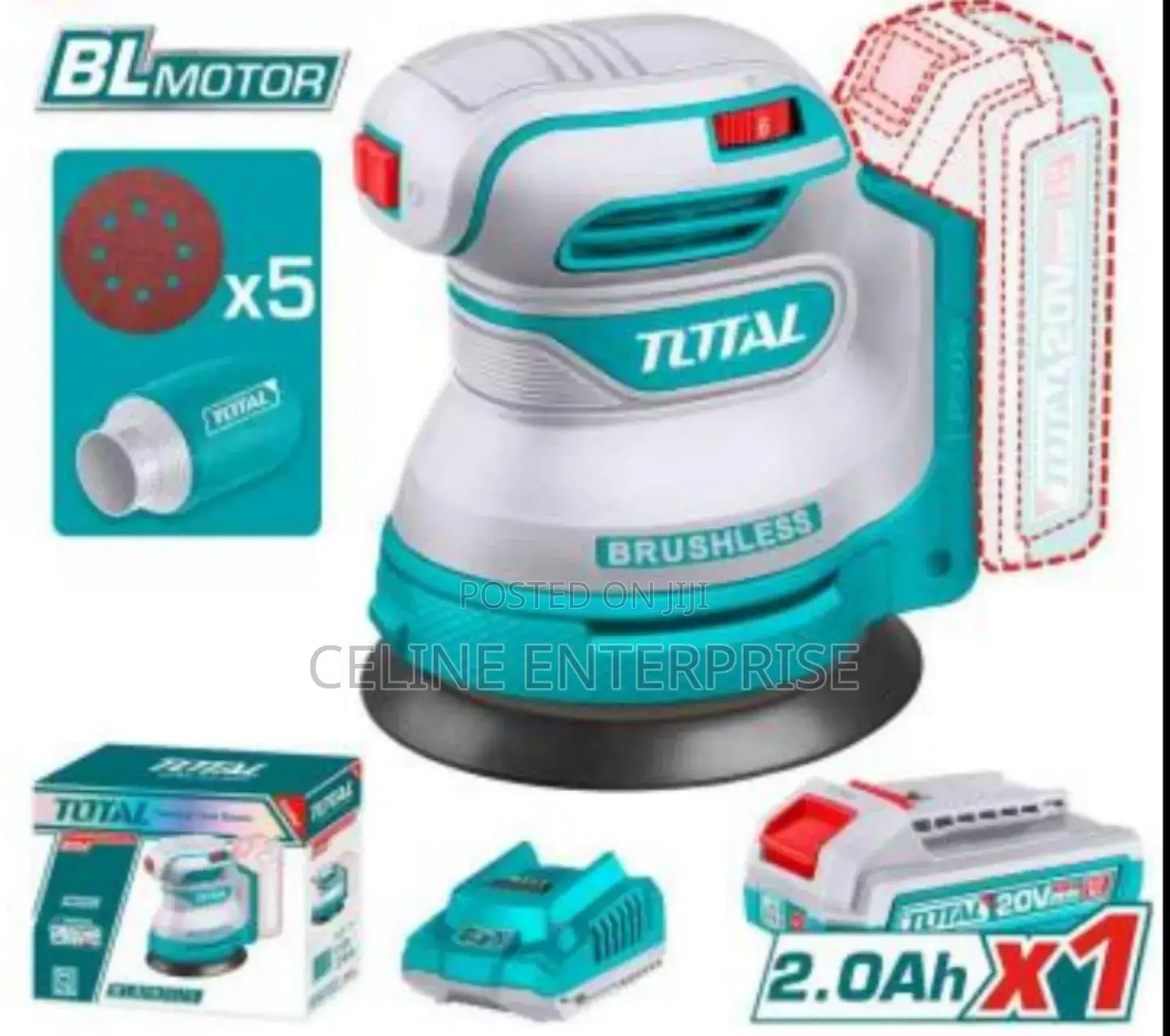 Cordless Random Orbit Sander