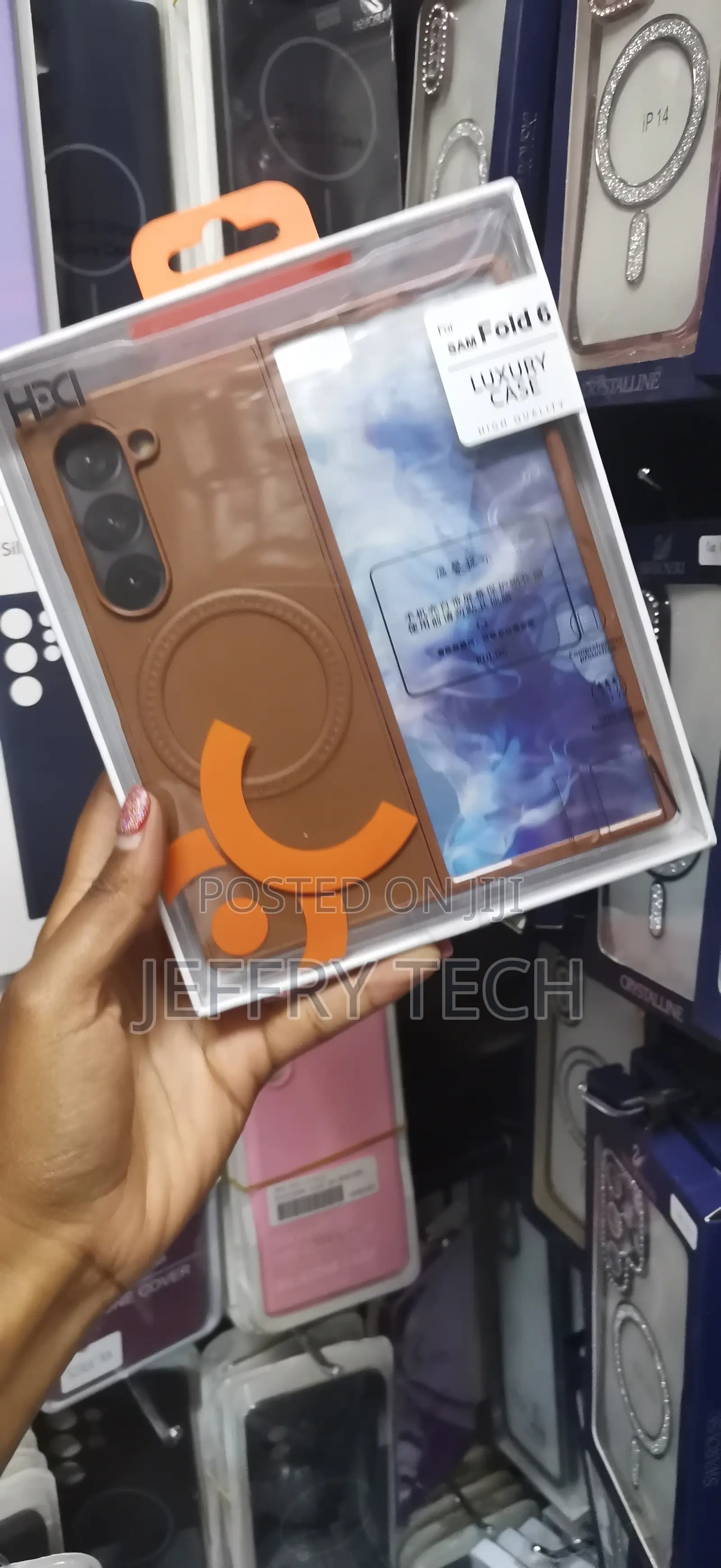 Avero Samsung Galaxy Z Fold 6 HDD Leather Magsafe Compatible Case