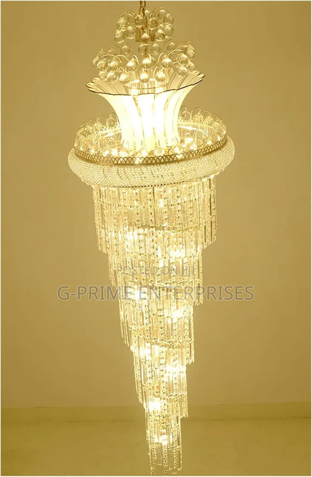 Gold Imperial Crystal Chandelier