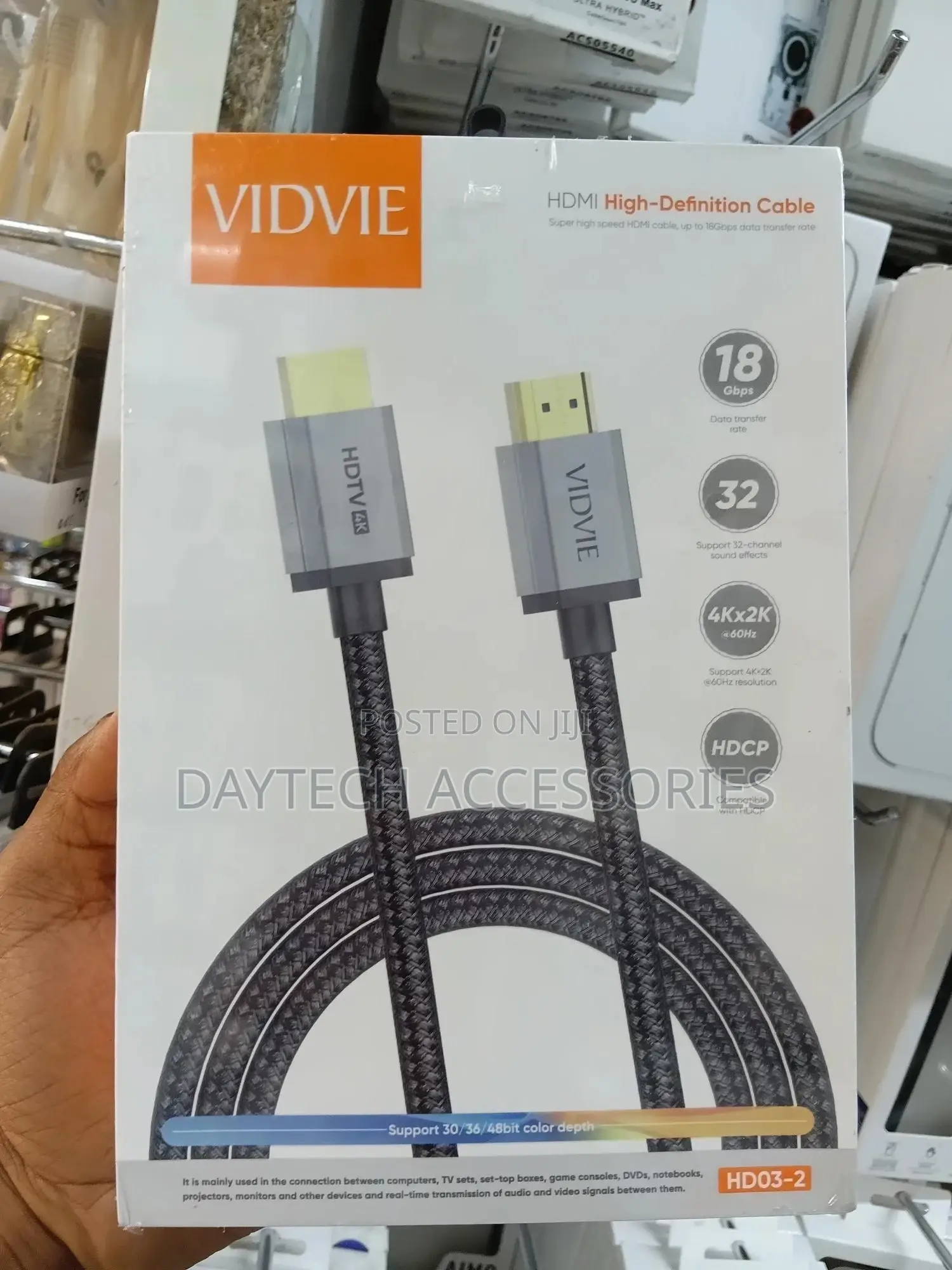 Vidvie Hdmi High Speed 18gbps Cable – 1.5 Meter