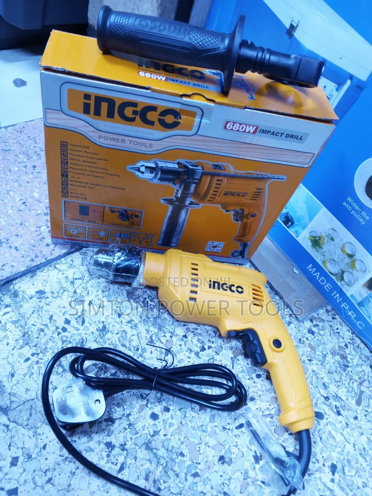 680watts Ingco Electric Impact Drill