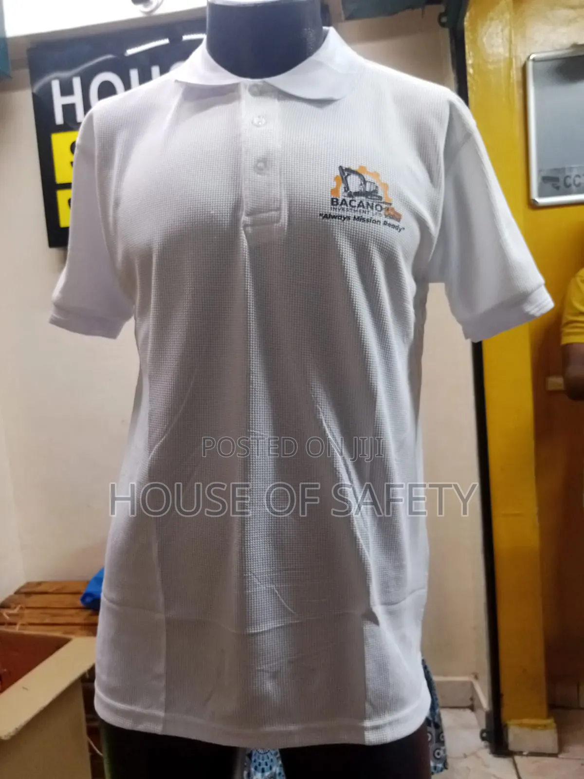 Added Stretch and Comfort Polo Tshirts White