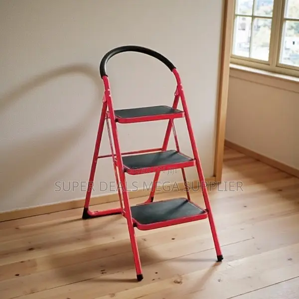 Convenient to Use Lightweight Aluminum 3 Step Ladder Stepladder