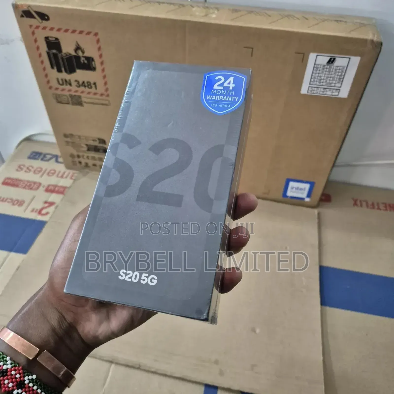 New Samsung Galaxy S20 5G Uw 128 GB Blue