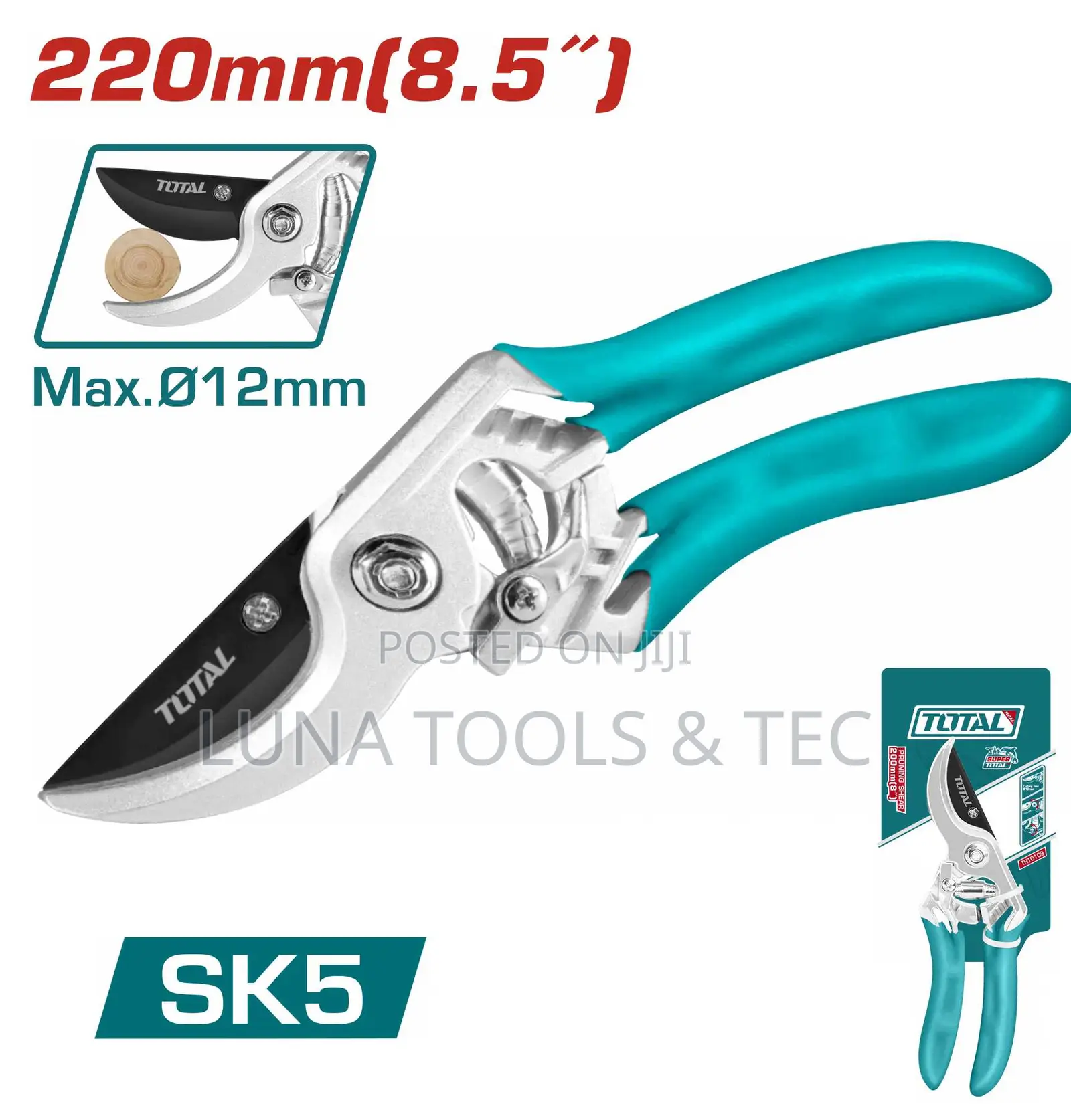 Total Tht0109 Pruning Shear Size:8"/200mm