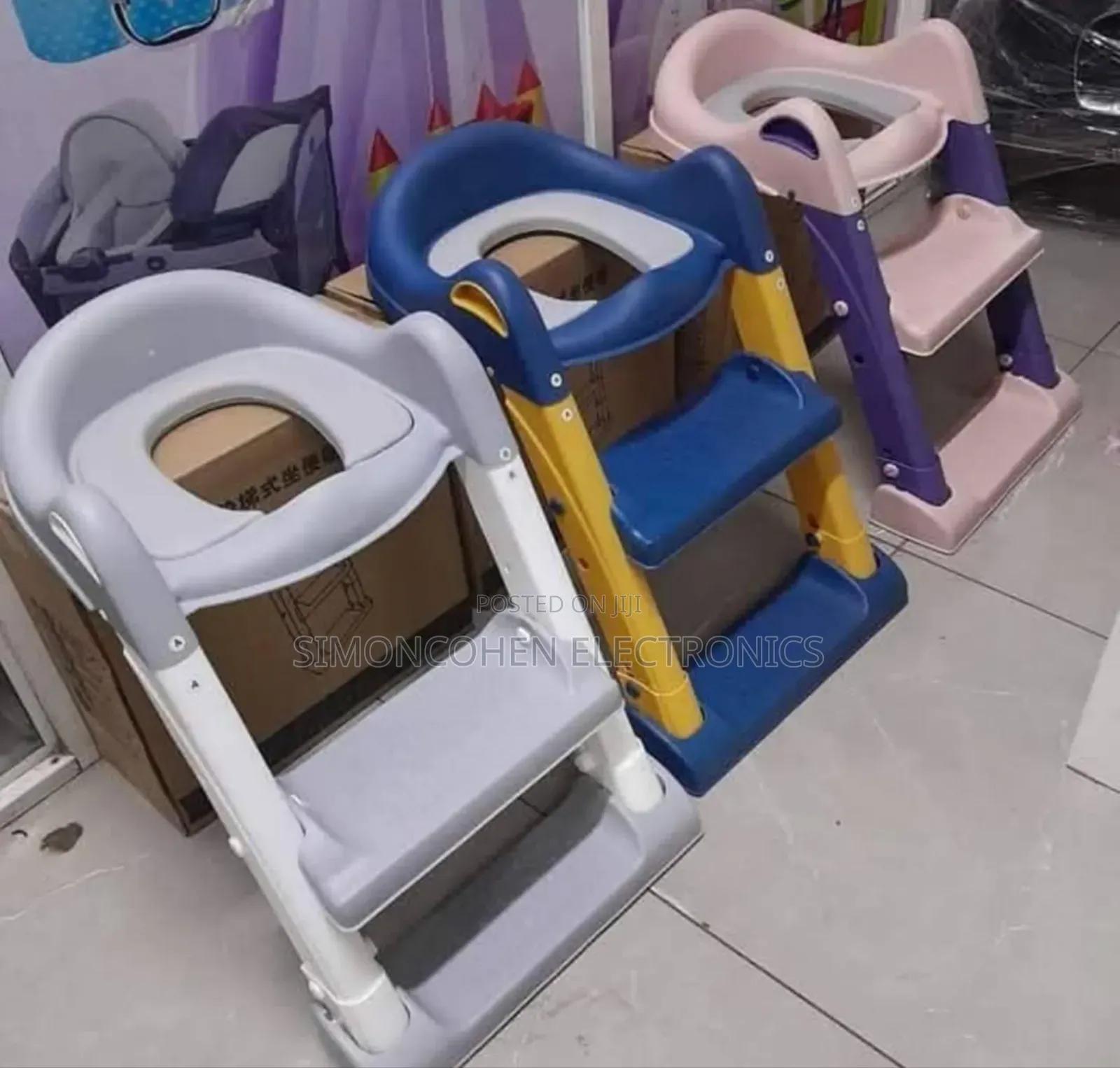 Toilet Ladder
With A Soft Seat