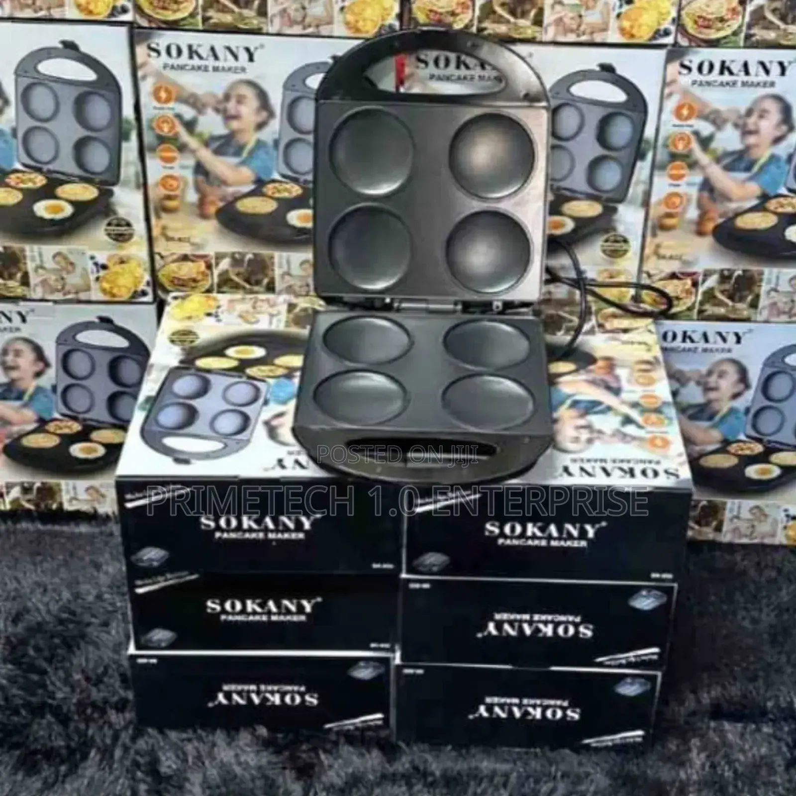 4 Slot Moffer Pan Cake Maker-Sokany