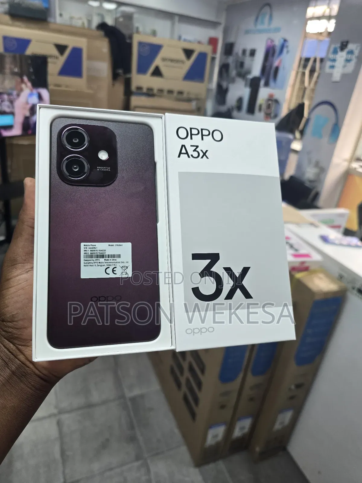 New Oppo A3x 128 GB Red