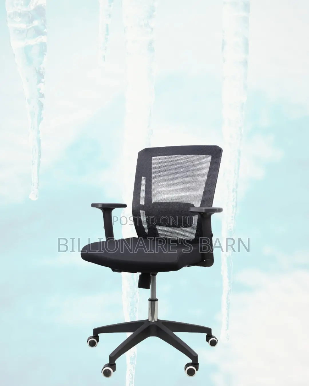 Mid-Back Chair Nylon Base — Workday Comfort, Nylon Base Stability