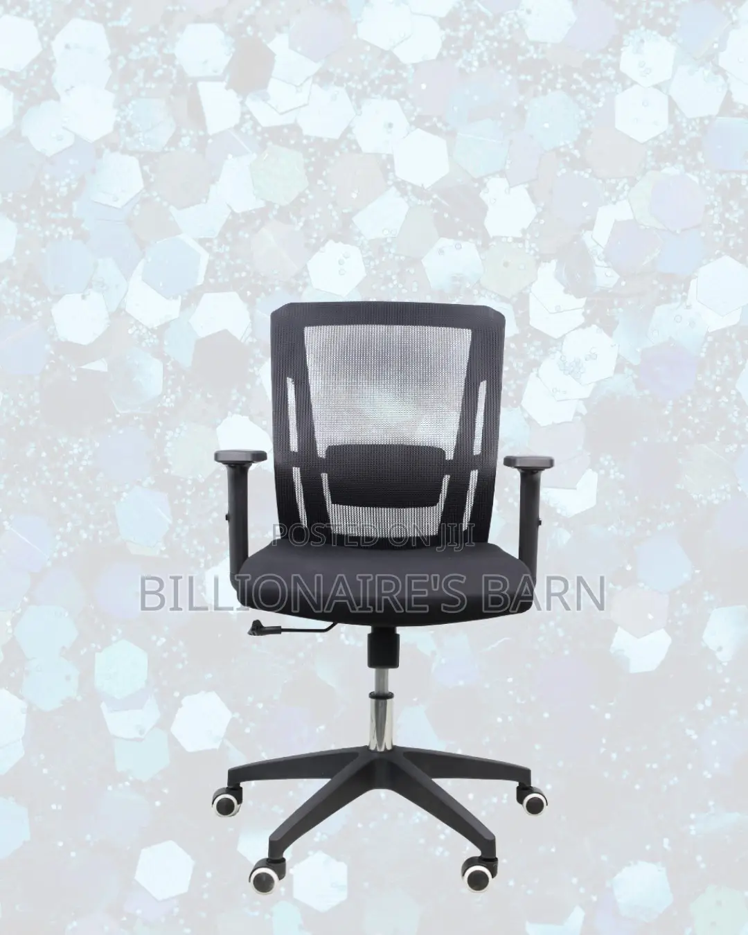 Mid-Back Office Chair • Executive Finish, Durable Nylon Base