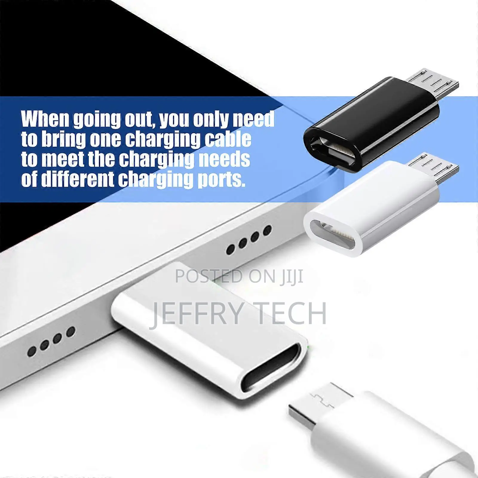 Portable Connector Converter Usb Type C Female Otg Adapter for Phone T