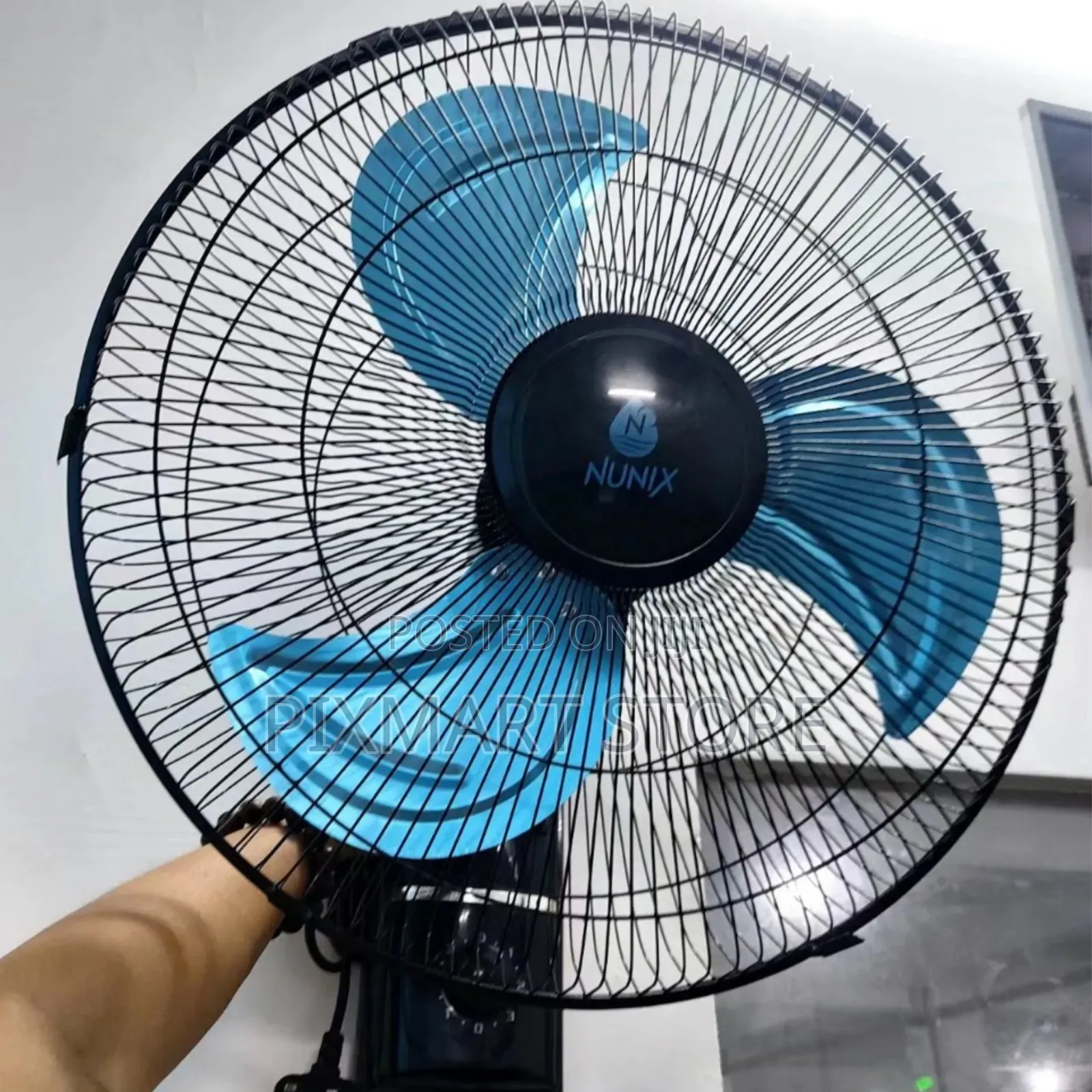 Nunix 18′′ Wall Fan – Powerful Airflow Adjustable Tilt