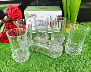 Long Crystal Glass 6pc