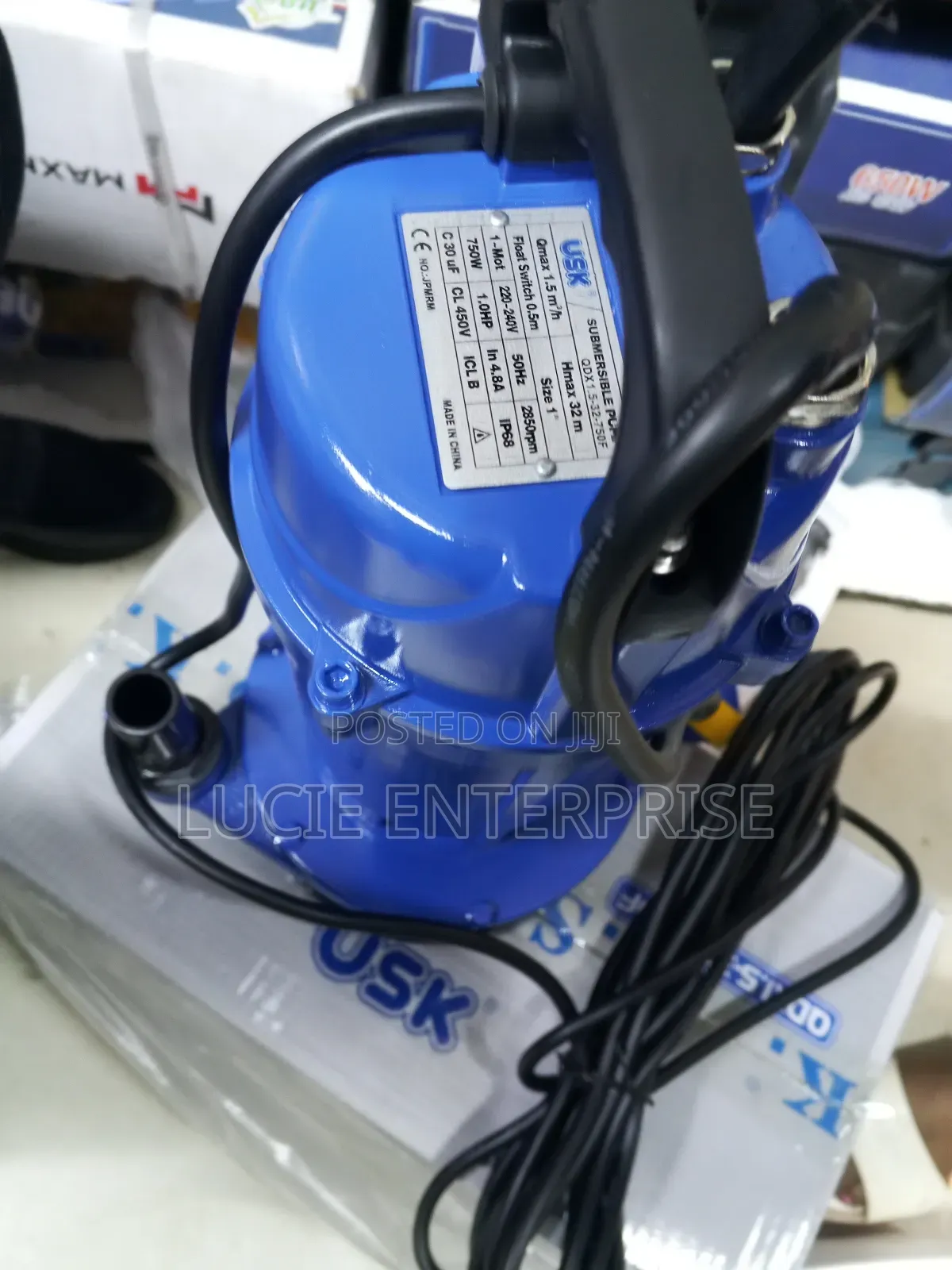 Submersible Water Pump 0.5hp/ Usk Shallow Well Water Pump