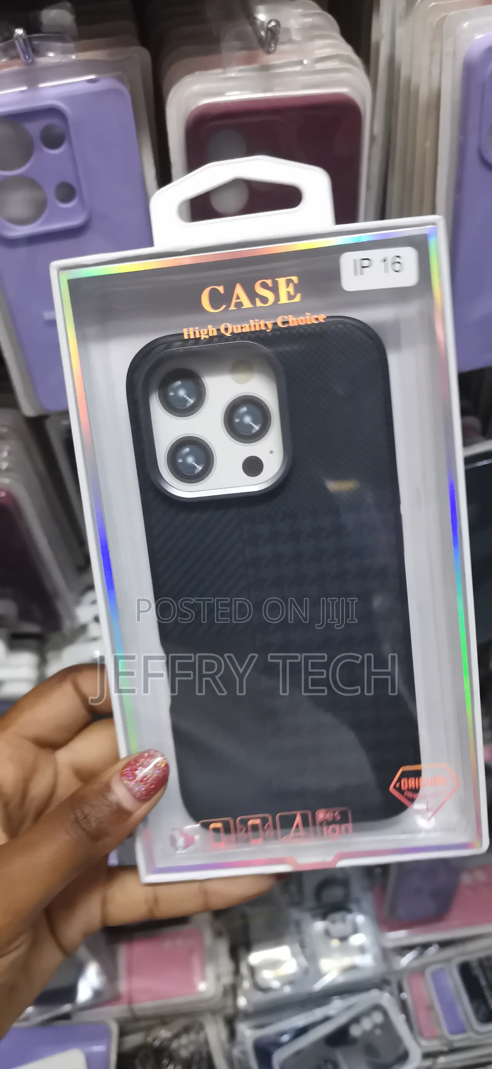 Samrfik Tribal Carbon Fiber Case for iPhone 16 ,Ultra-Thin Lightweight