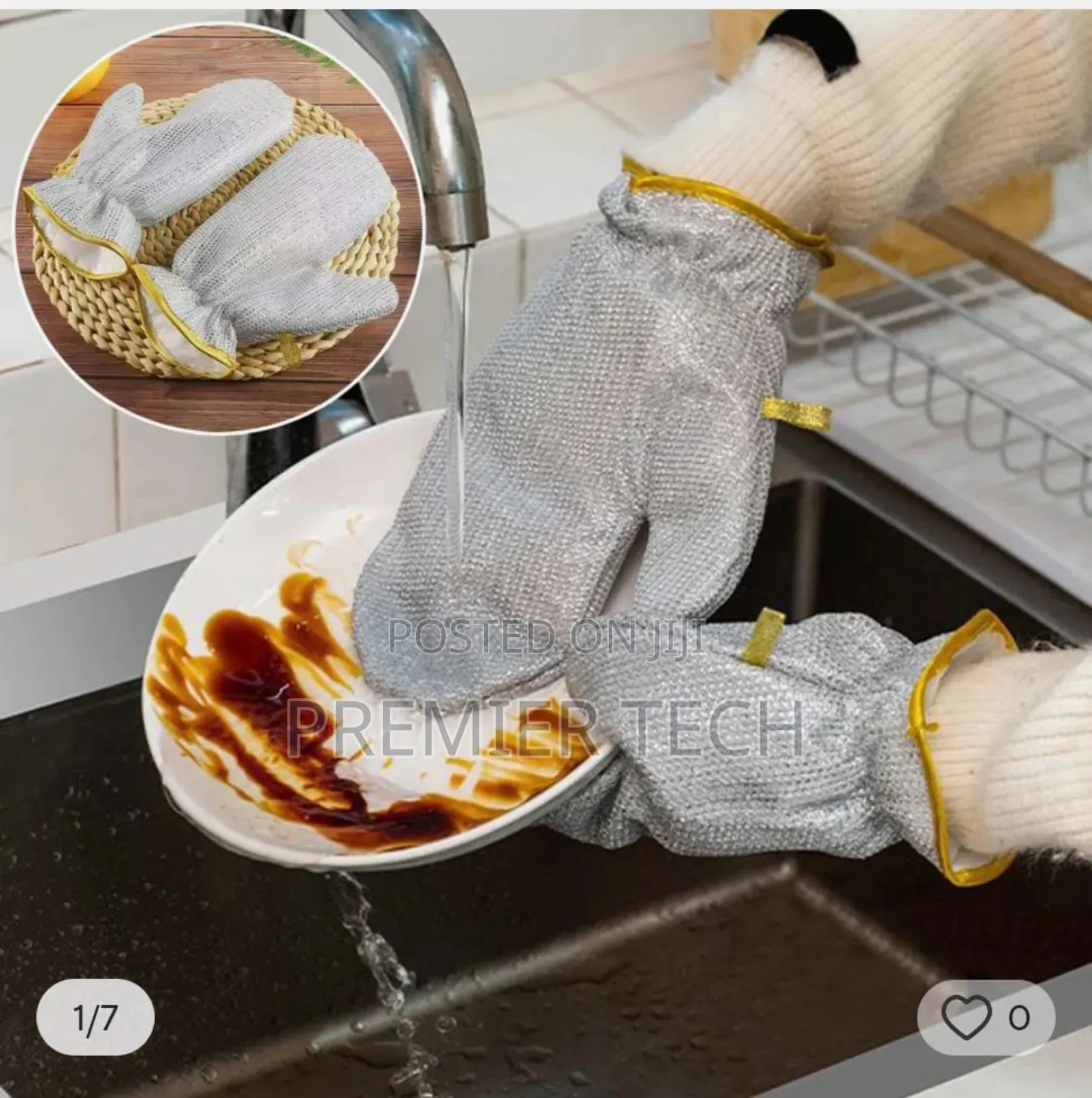 *Steel Wire Dishwashing Gloves, Waterproof Gloves For Washing Dishes