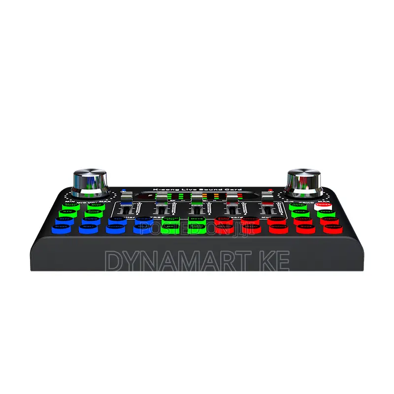 F007c Live Sound Card – Bluetooth Mixer With Real-Time Effects