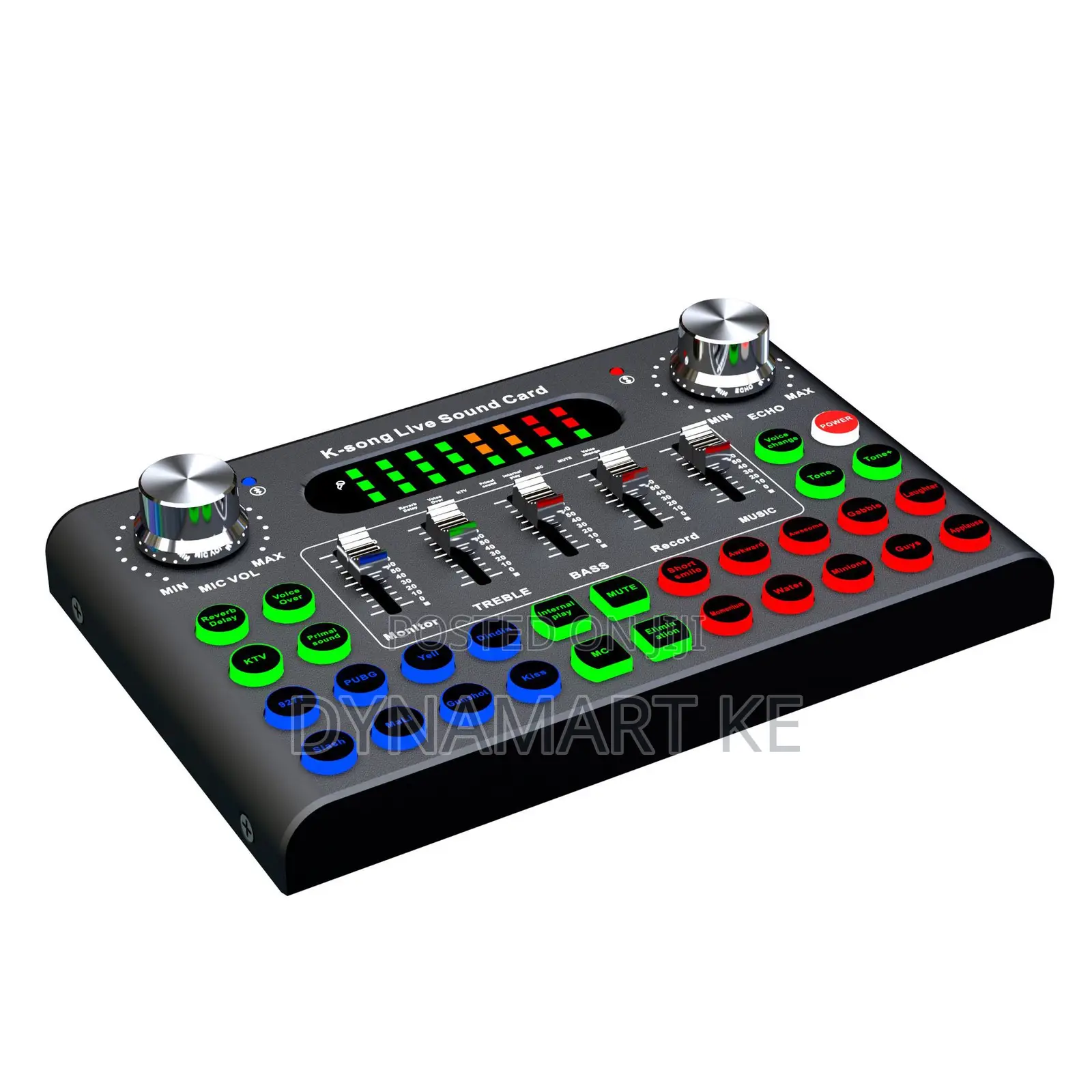 F007c Live Sound Card – Bluetooth Mixer With Real-Time Effects