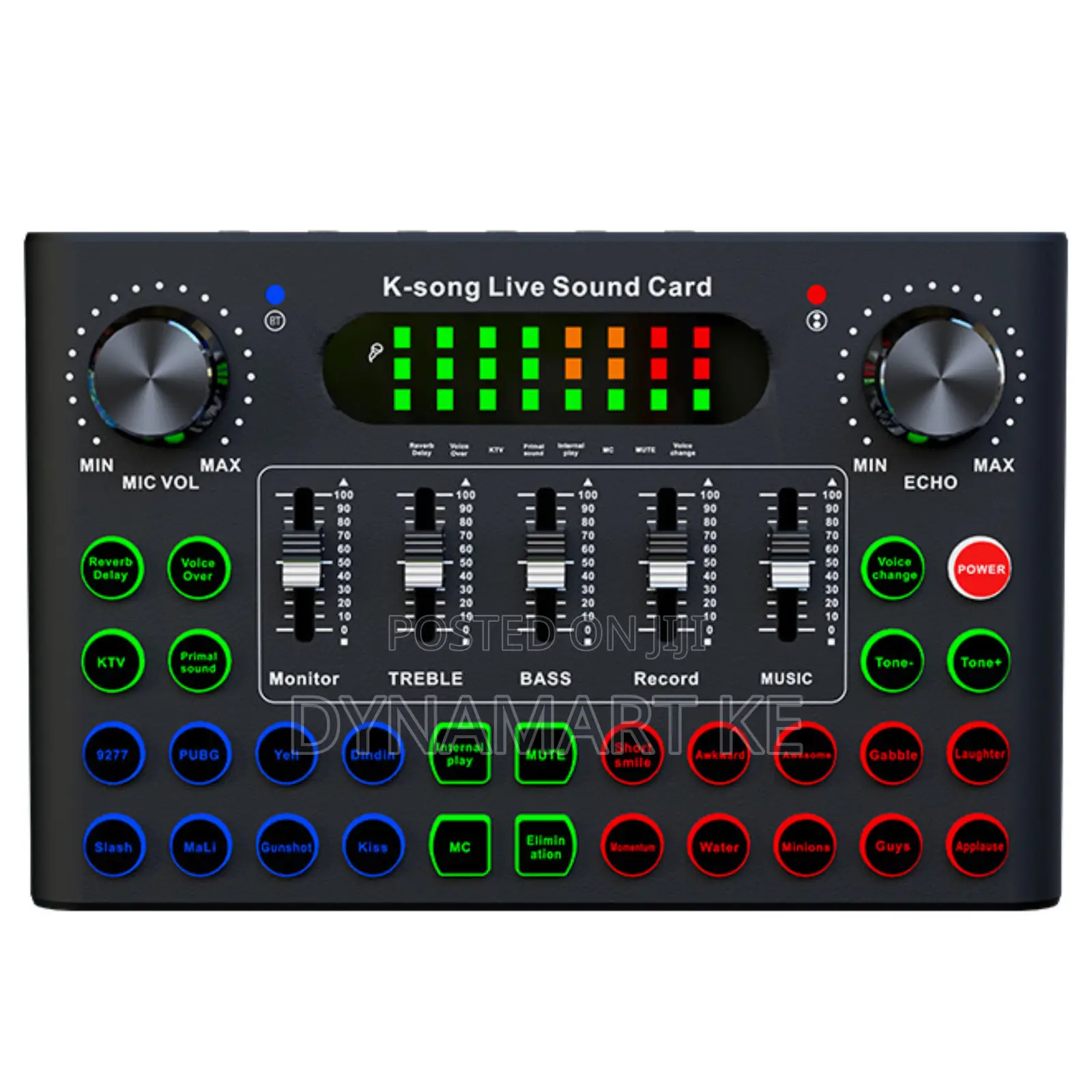 F007c Live Sound Card – Bluetooth Mixer With Real-Time Effects