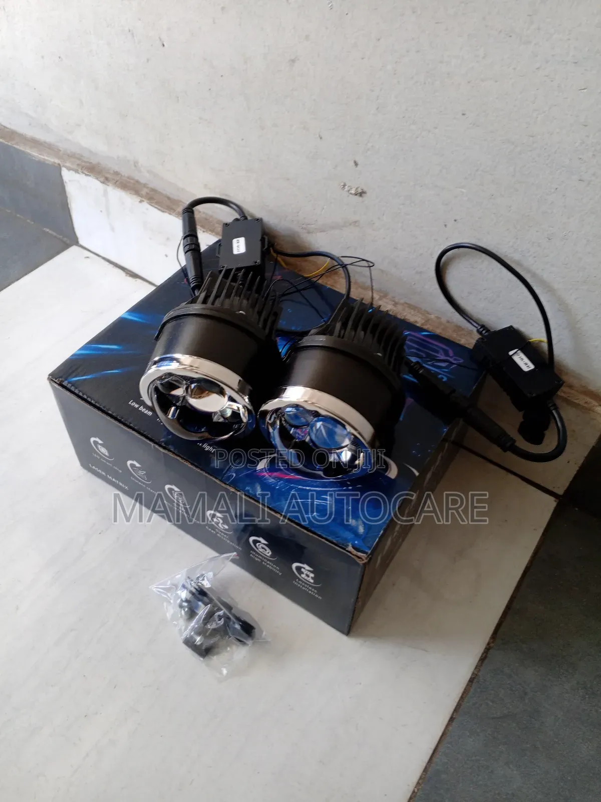 3 Color 3 Laser Bi Led Fog Projector Lens