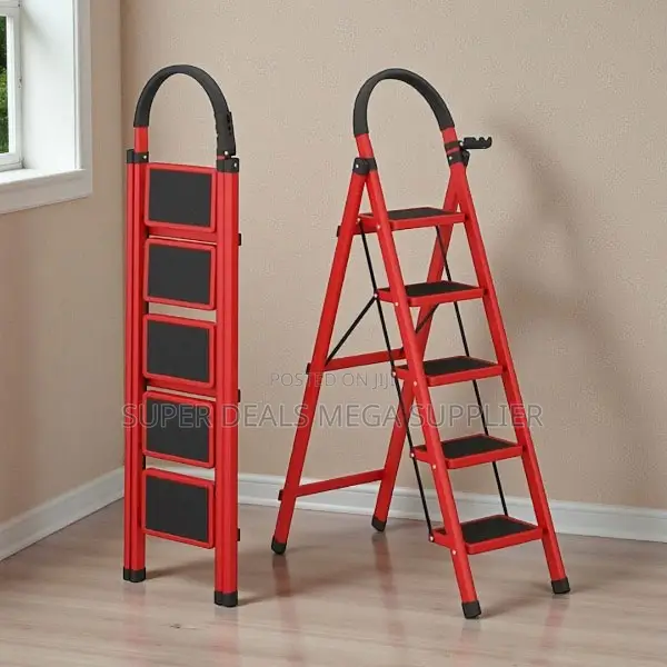 High Durability Premium Quality Build 5 Step Ladder Stepladder