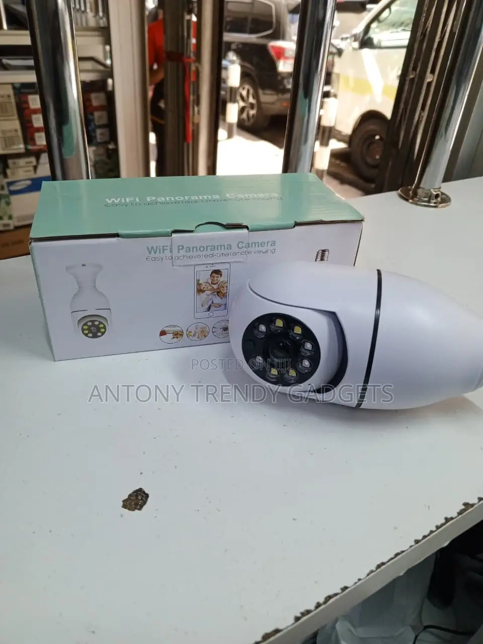 Wifi Panoramic Light Bulb Camera 1080p Motion Detection