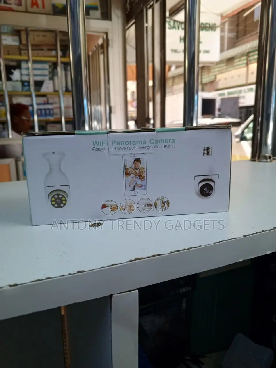 Smart Panorama Wifi Cctv Bulb Camera With App Control
