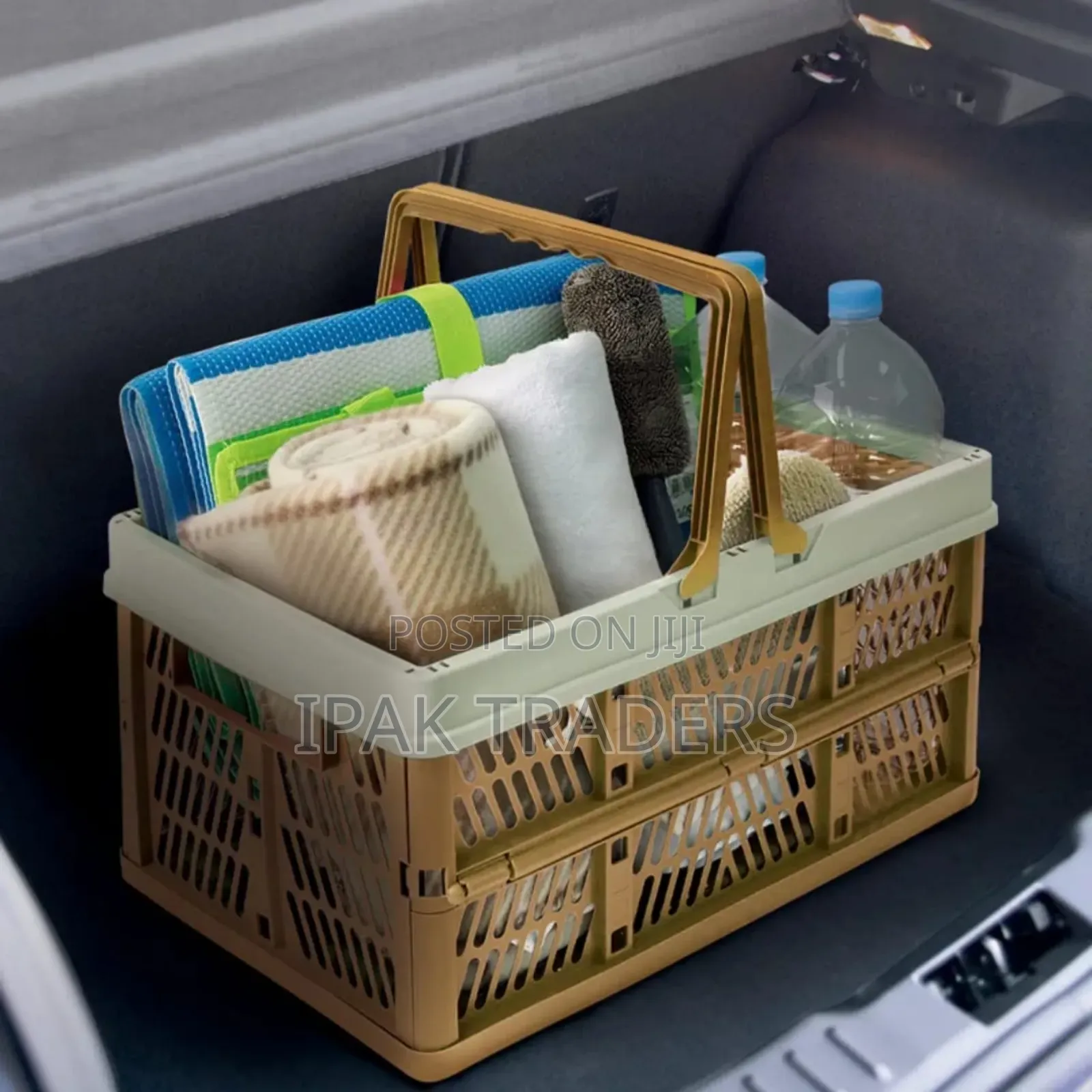 1pc Foldable Picnic Basket 
Collapsible and Space-Saving