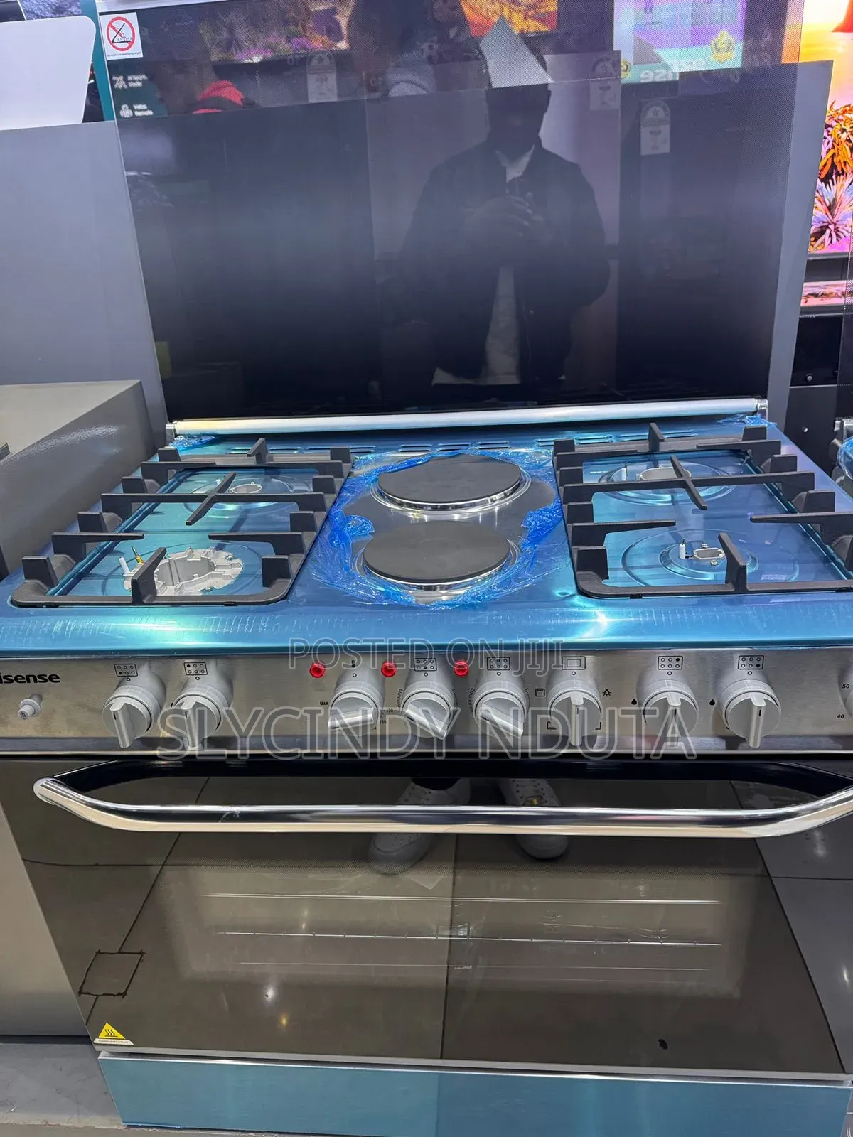 60 by 90 Standing Cooker 4+2