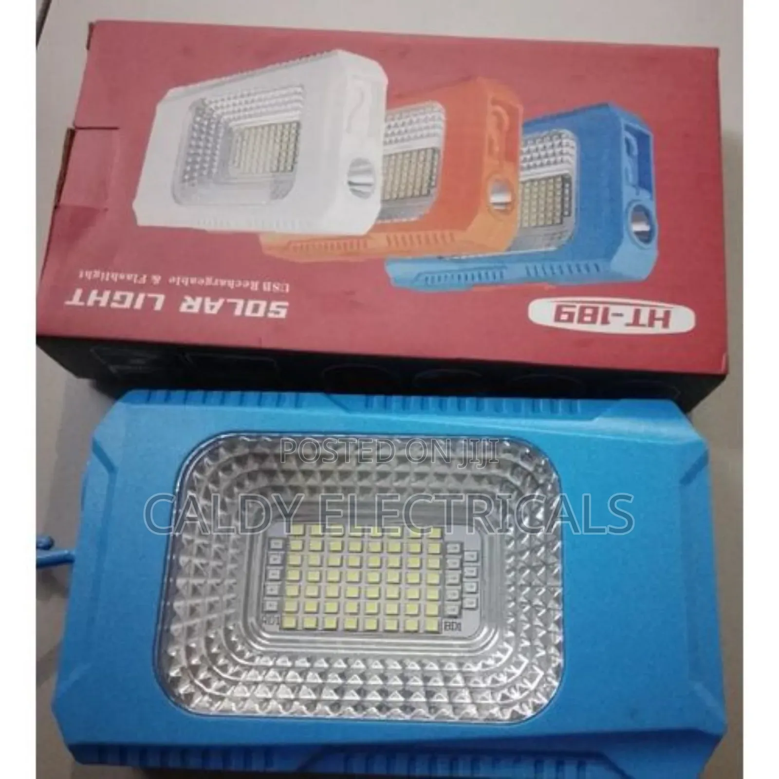 Quality Glex Ht-189 Solar Rechargeable Emergency Light Rx3