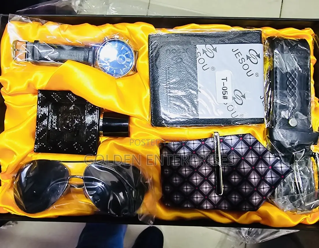 Jesou Men's Gift Set Exquisite 6pcs Men’S Valentine Gift Set