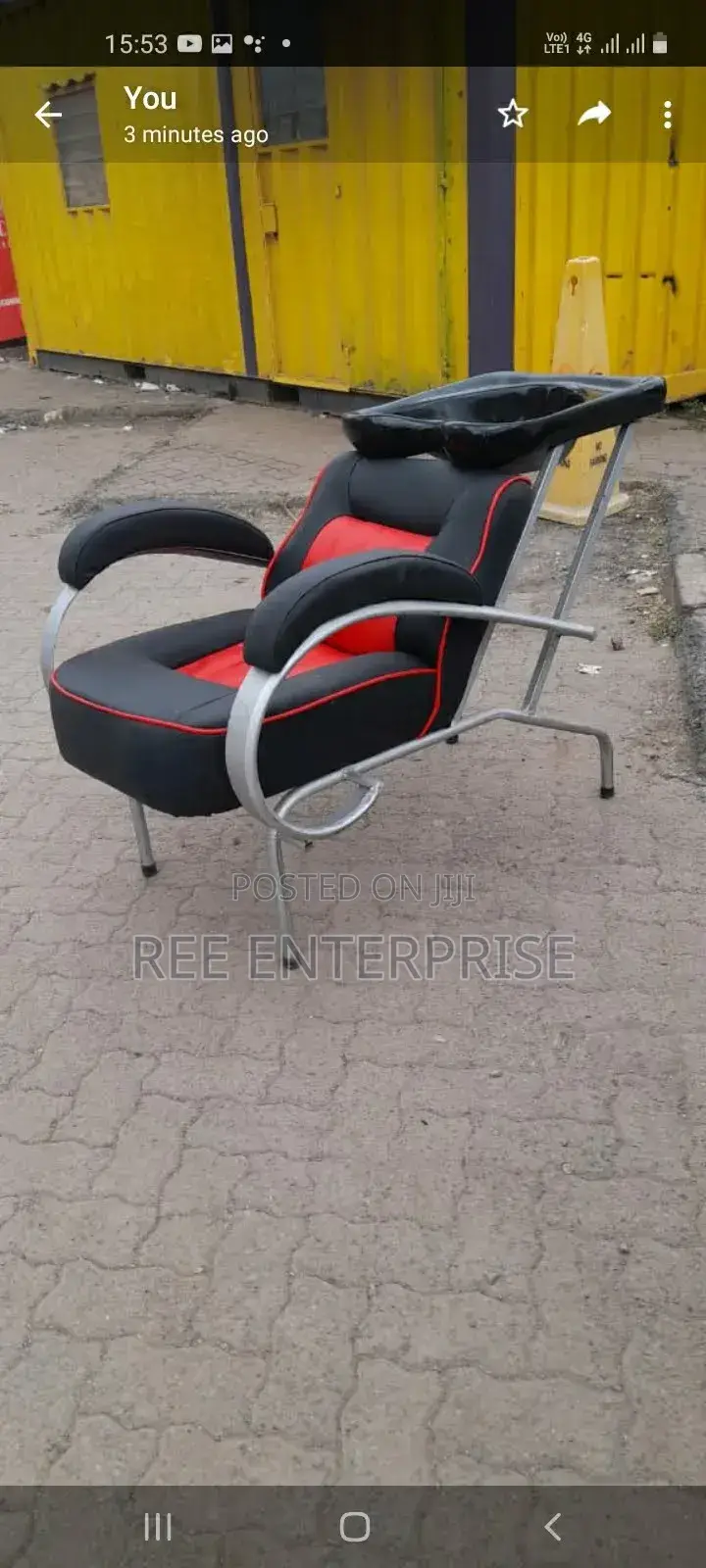 *Executive* Barber Chair With Sink