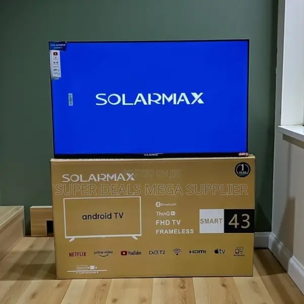 Solarmax 43 Inch Qled Smart Android Tv Wifi Support Netflix