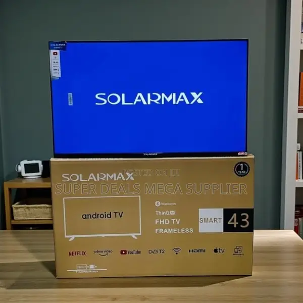 Solarmax 43 Inch Qled Smart Android Tv Wifi Support Netflix