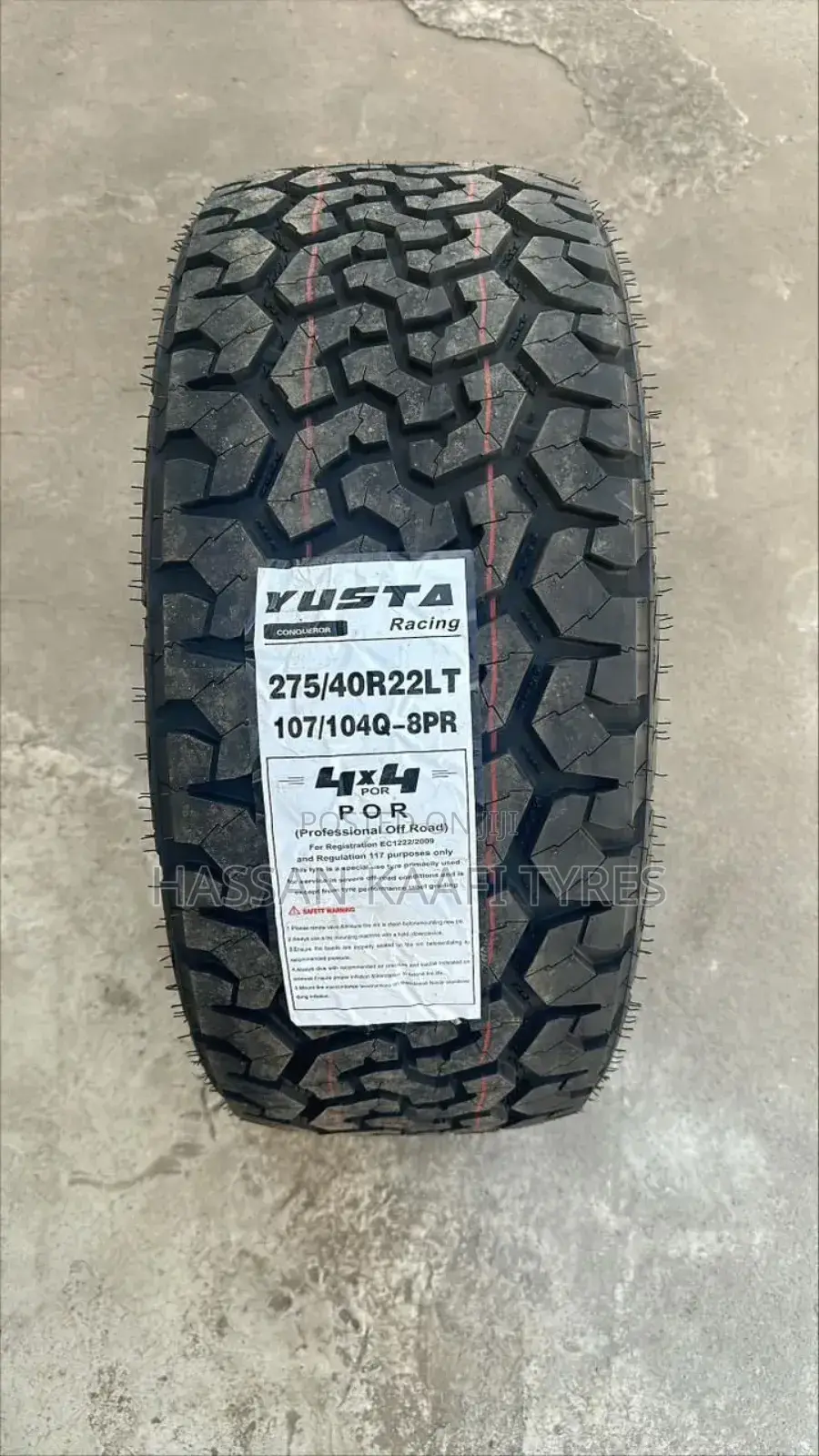275/40r22 Yusta Tyre A/T