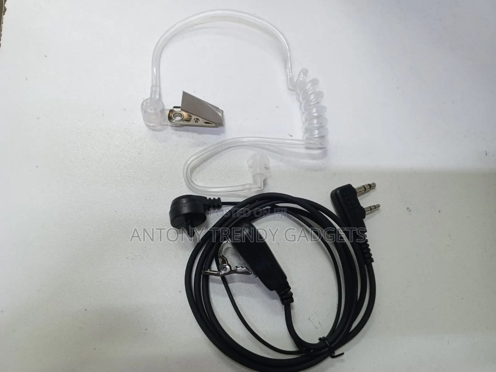 Professional Walkie Talkie Earpiece Mic With Ptt
