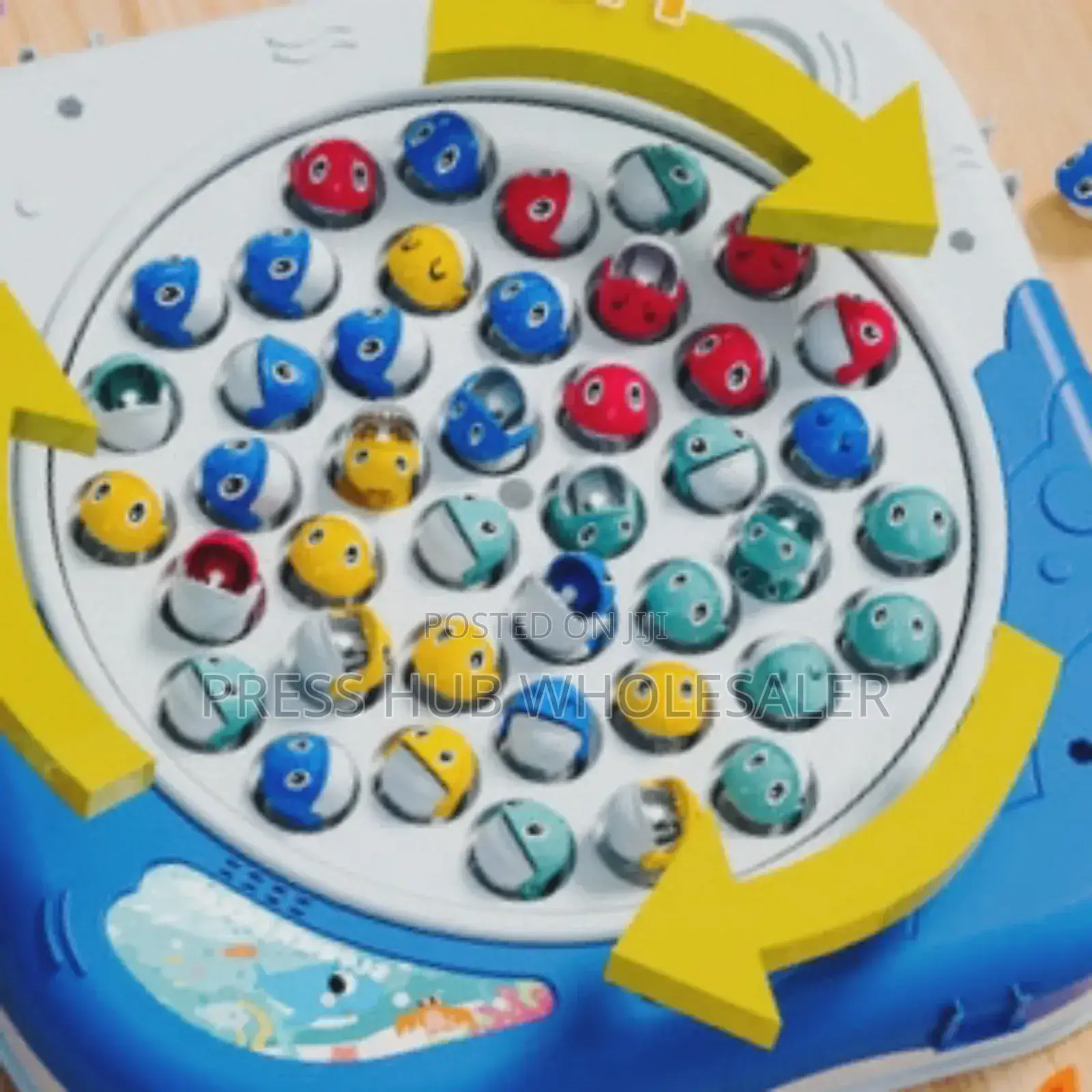 Magnetic Rotating Educational Fishing Game Set **