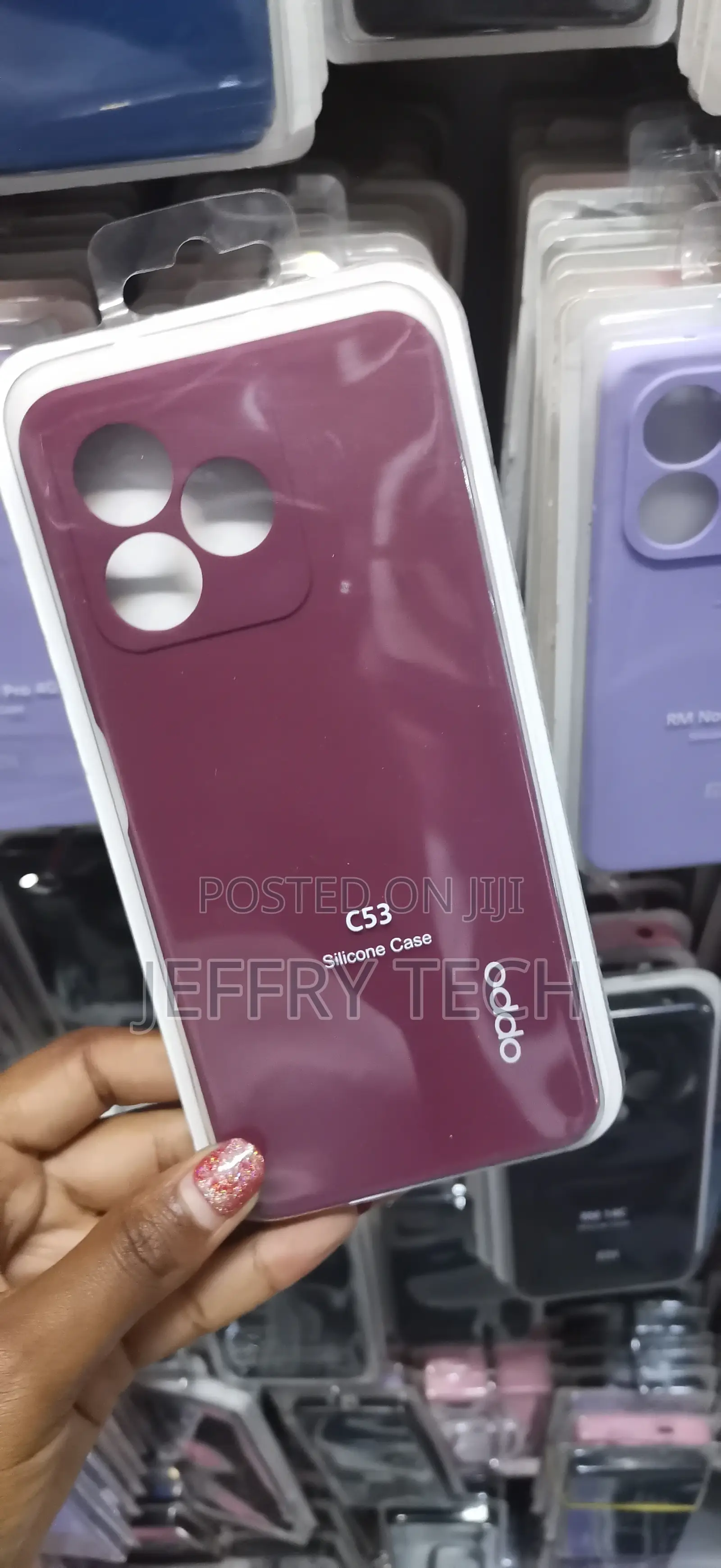 Naika Liquid Silicone Oppo Realme C53 Cover With Fur Lined Interior