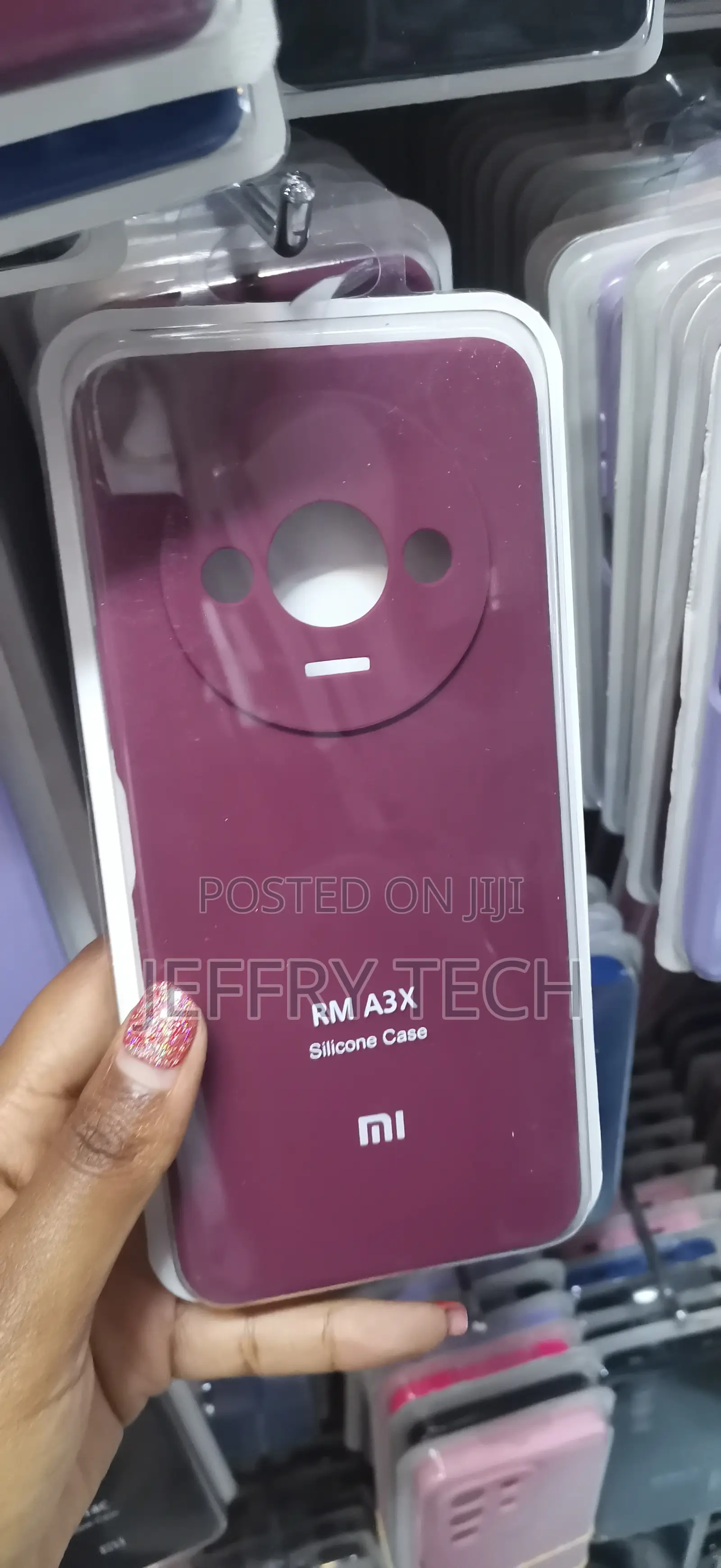 Pivox Xiaomi Redmi A3x 4g, Silicone Case With Silicone Lanyard