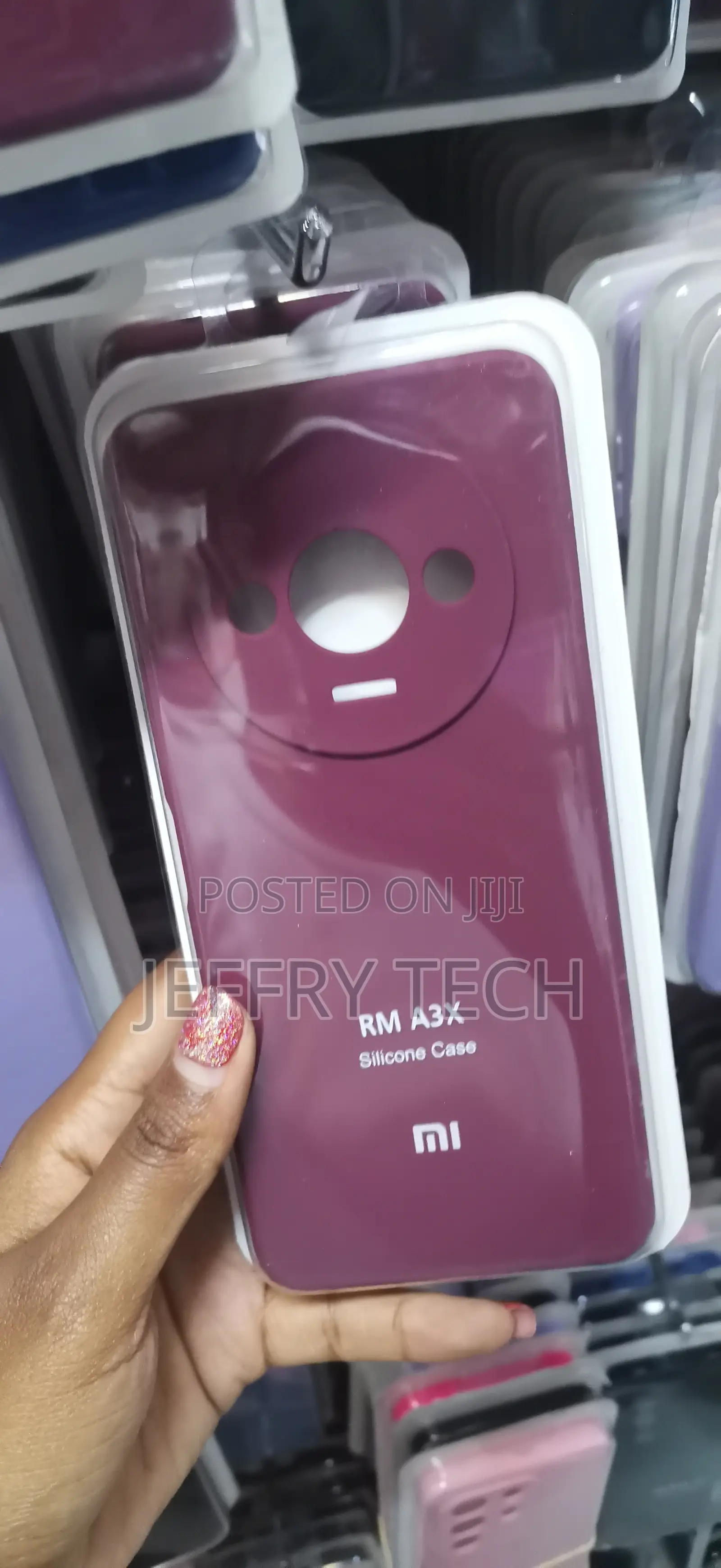 Pivox Xiaomi Redmi A3x 4g, Silicone Case With Silicone Lanyard