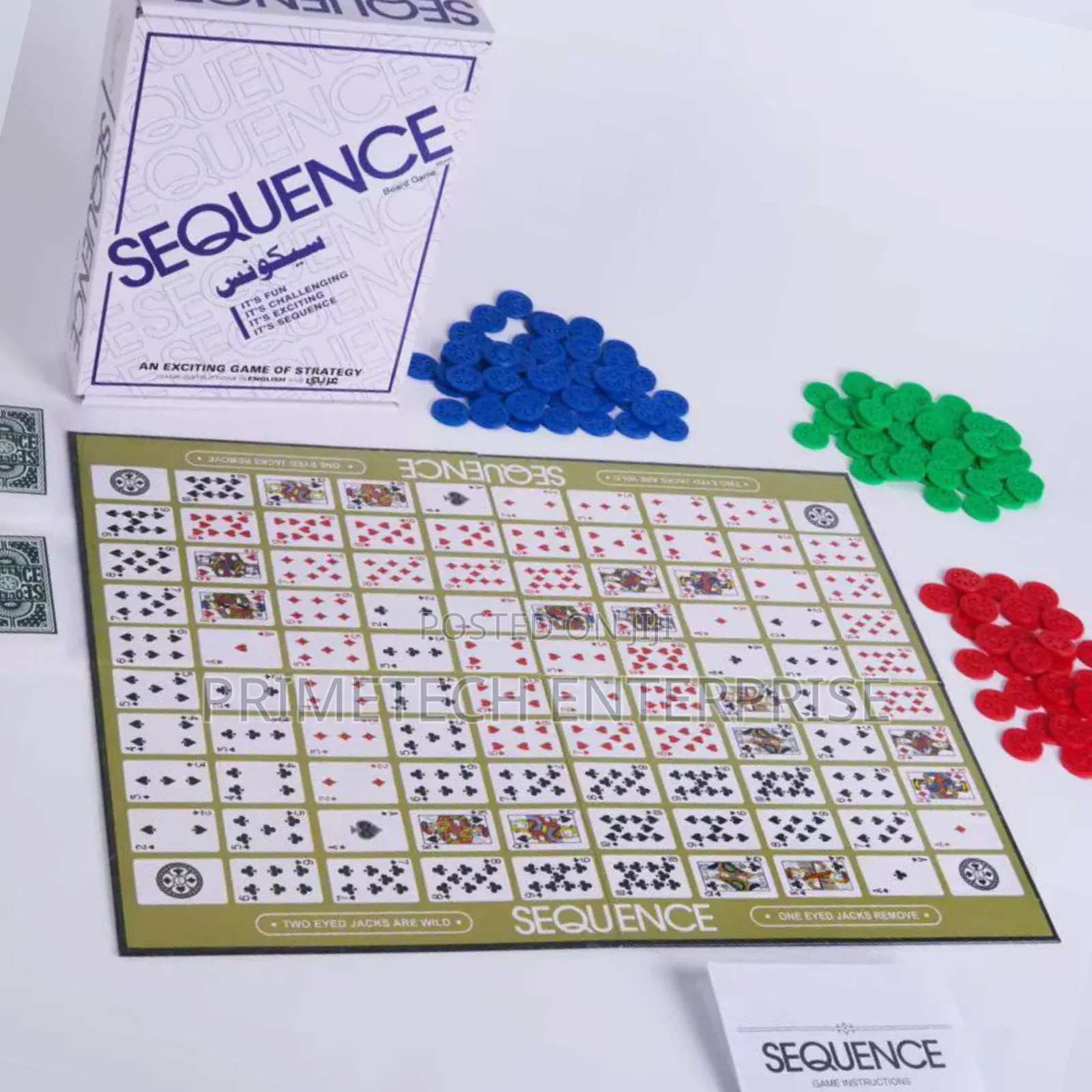 Sequence Family Board Game