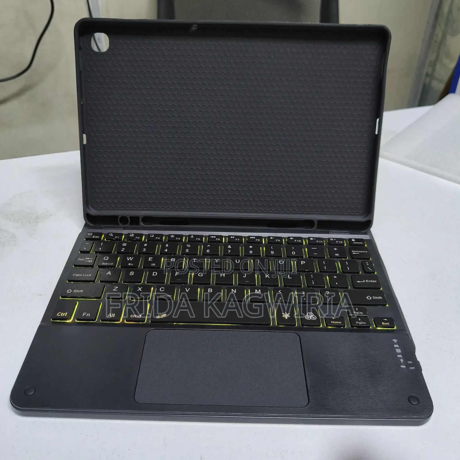 Samsung Tab A9 Plus Smart Keyboard Flip Case With Touchpad $ Backlight