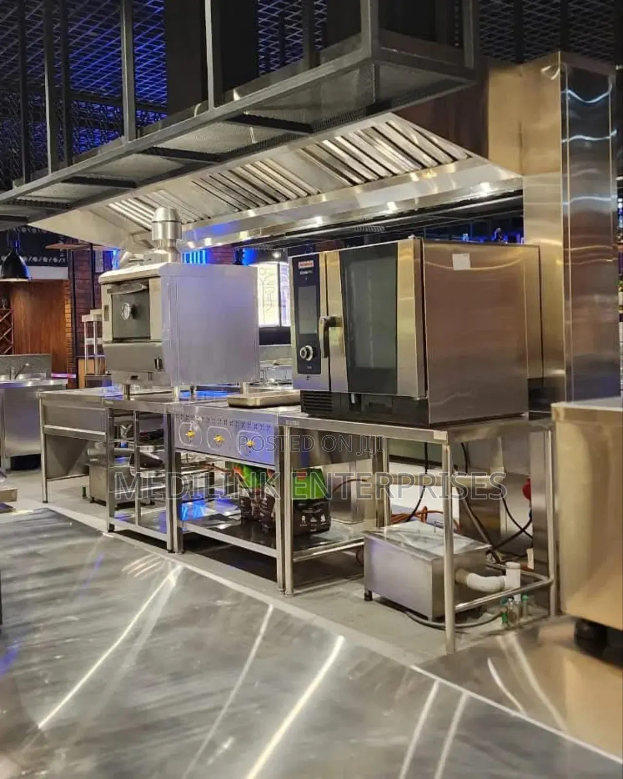 Stainless Steel Commercial Kitchen Hoods