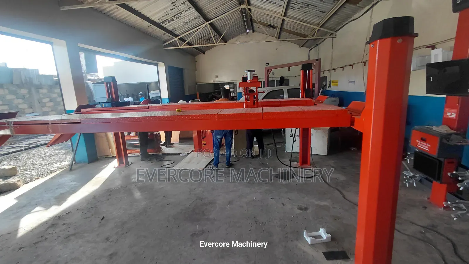 Industrial 3d Wheel Alignment With 4 Post Carlift Machine.